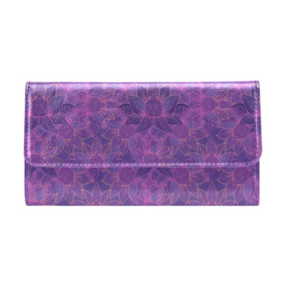 Bohemian Lotus Mandala Style Women's Trifold Wallet