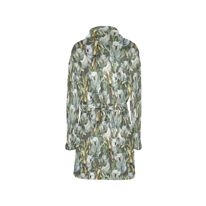Koala Pattern Design Print Women's Fleece Robe