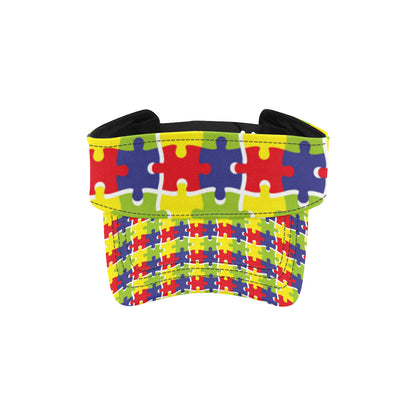 Autism Awareness Pattern Print Design 03 Unisex Sun Visor