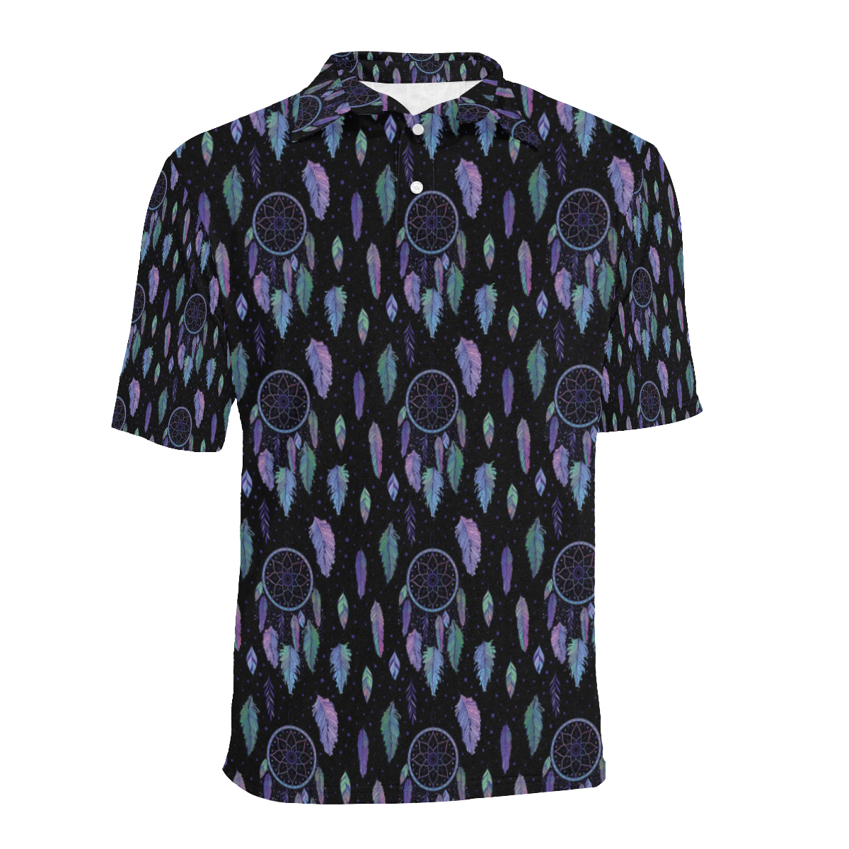 Dream Catcher Tribal Design Men Polo Shirt