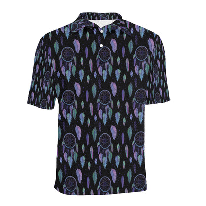 Dream Catcher Tribal Design Men Polo Shirt