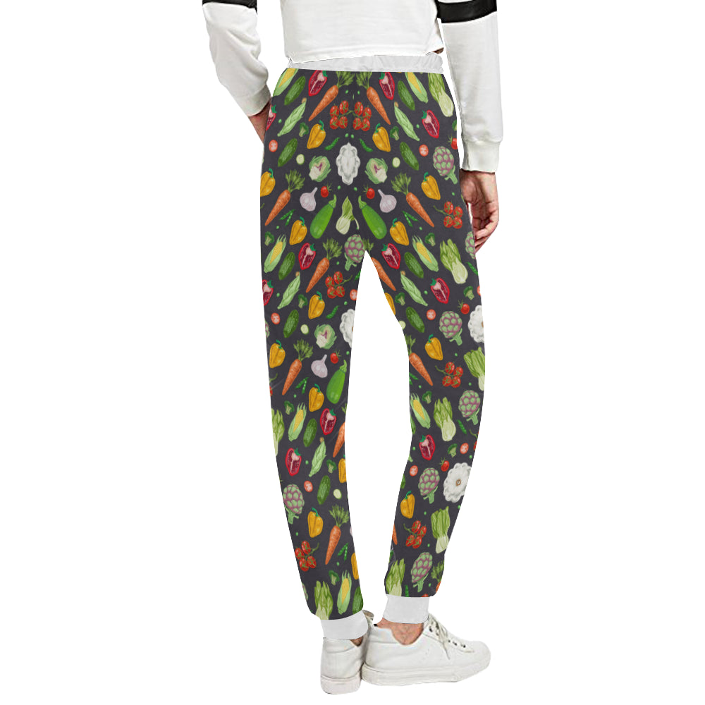 Vegan Pattern Themed Design Print Unisex Sweatpants