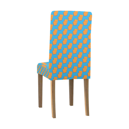 Waffle Print Design LKS304 Dining Chair Slipcover