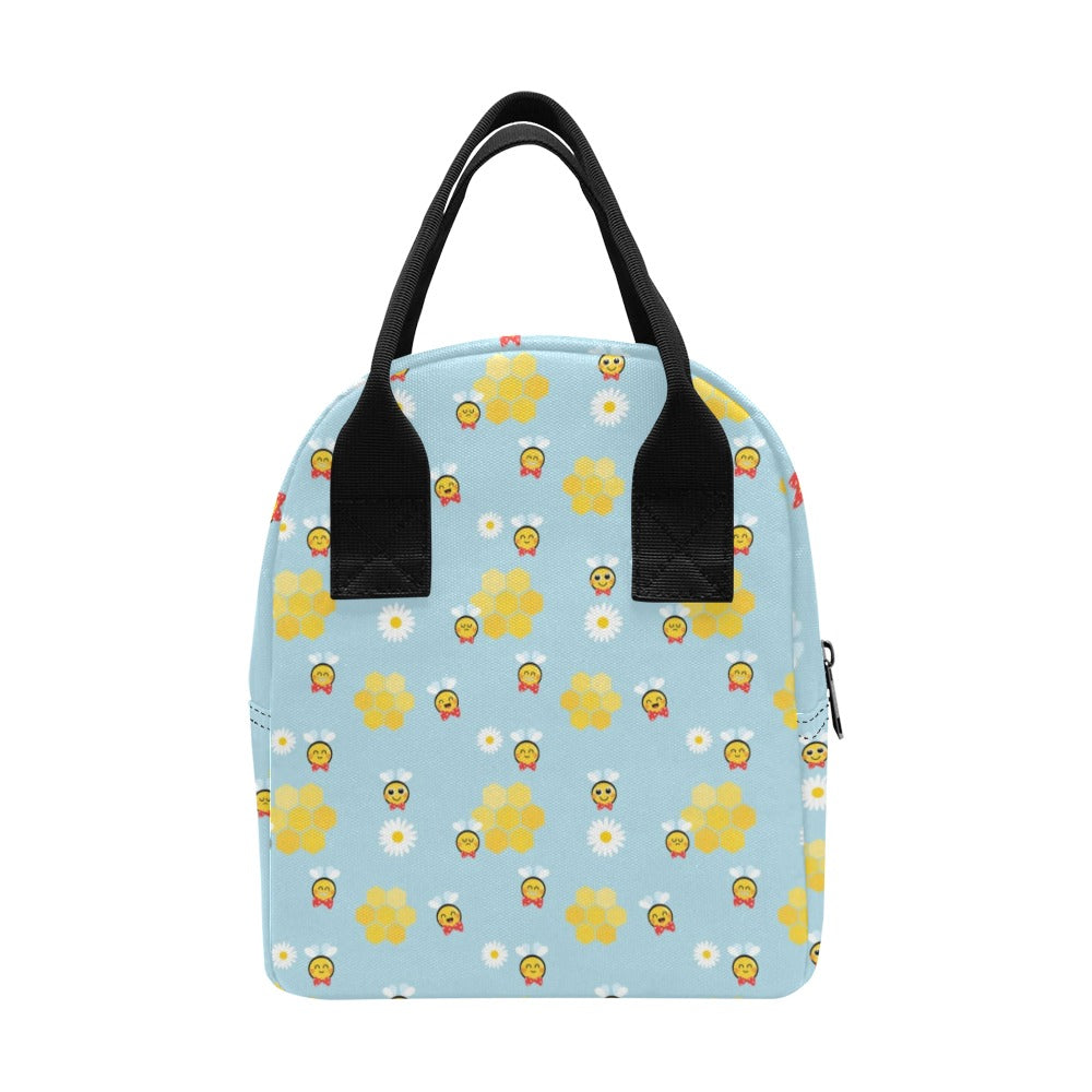 Bee Cute Print Design LKS304 Insulated Lunch Bag