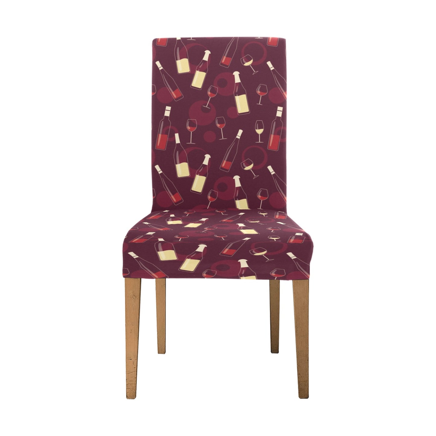 Wine Themed Print Design LKS302 Dining Chair Slipcover