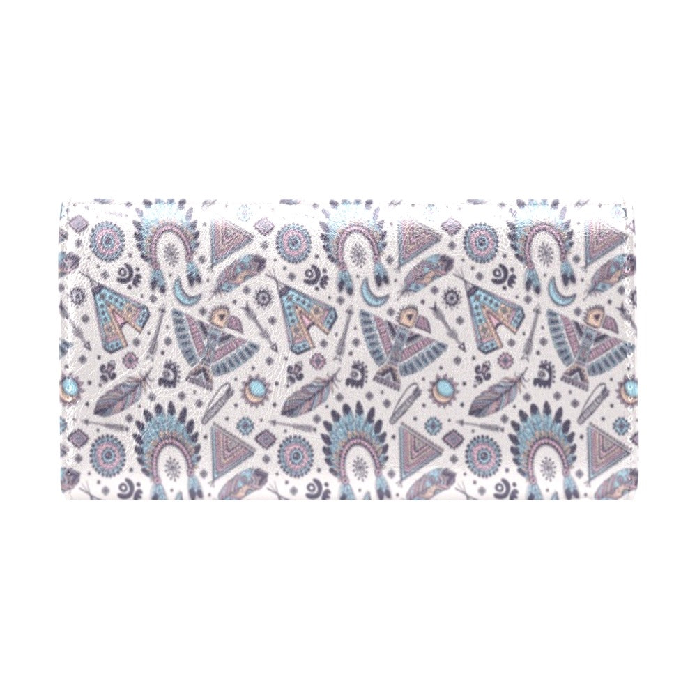 Eagles Native American Indian Symbol Women's Trifold Wallet