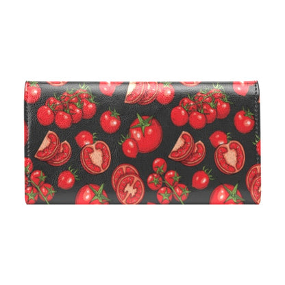Tomato Print Design LKS303 Women's Trifold Wallet