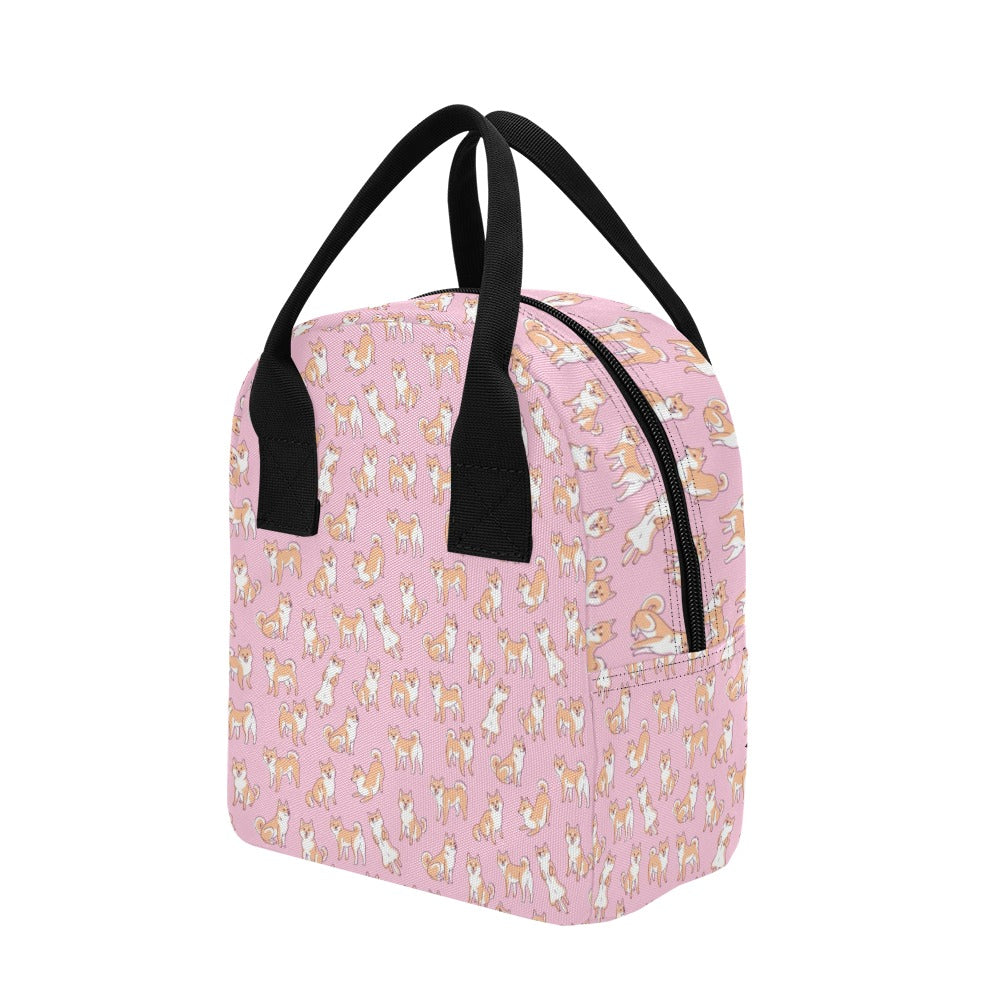 Shiba Inu Print Design LKS303 Insulated Lunch Bag