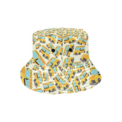School Bus Print Design LKS301 Unisex Bucket Hat