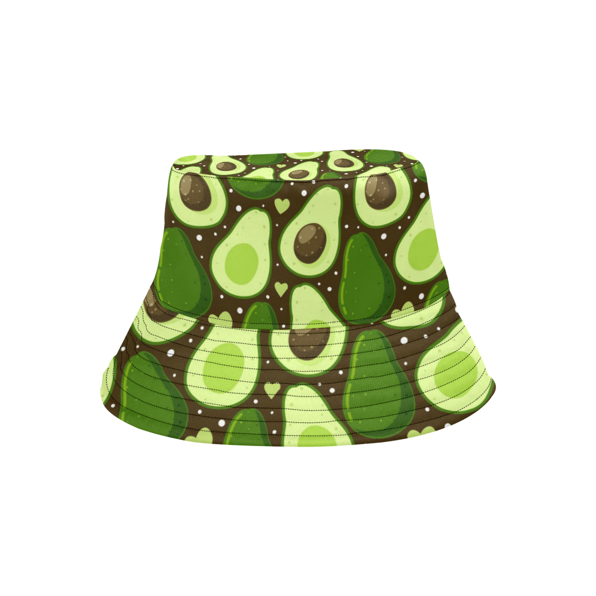 Avocado Pattern Print Design AC04 Unisex Bucket Hat