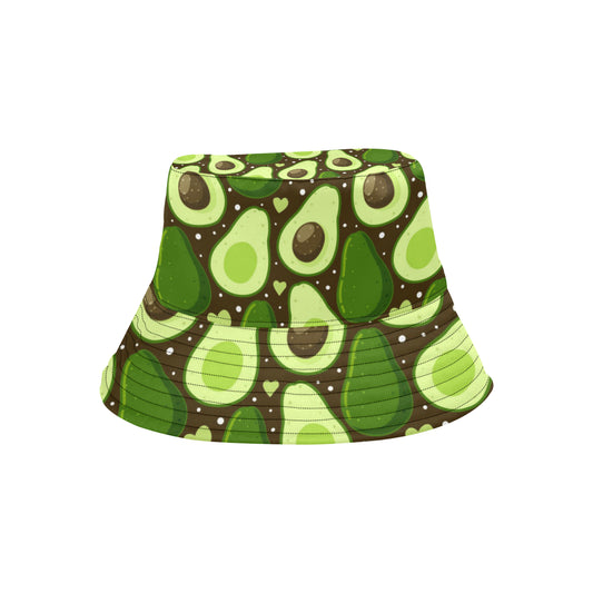 Avocado Pattern Print Design AC04 Unisex Bucket Hat