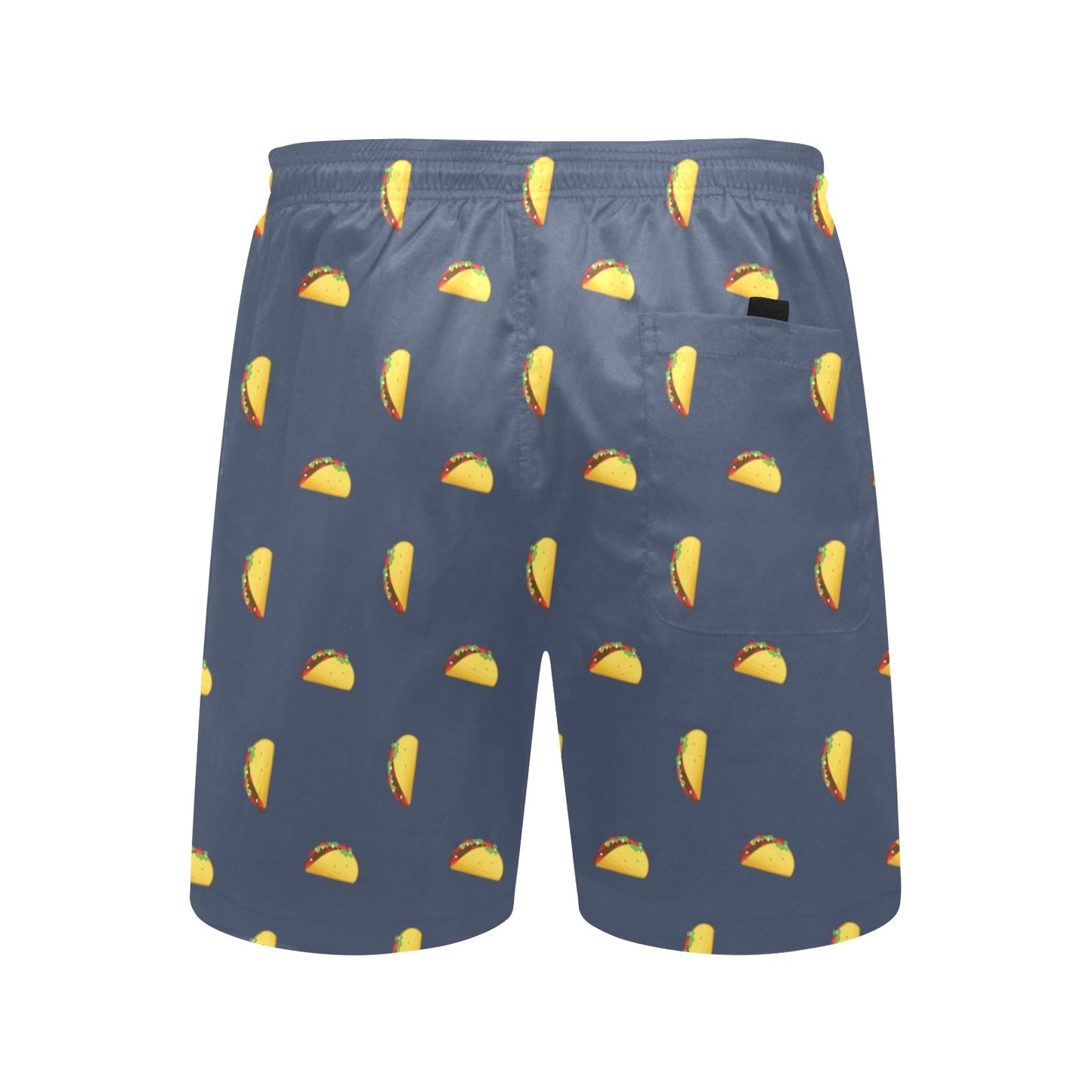 Taco Print Design LKS305 Men's Swim Trunks Beach Shorts