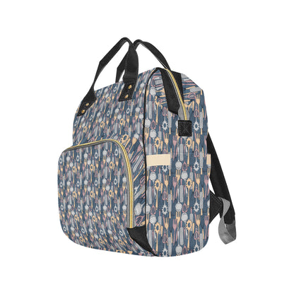 Cooking Kitchen Tools Pattern Print Design 05 Diaper Bag Backpack