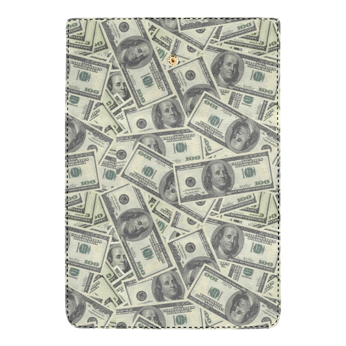 Dollar Pattern Print Design DO02 Women's Trifold Wallet