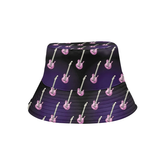 Electric Guitar Print Design LKS405 Unisex Bucket Hat