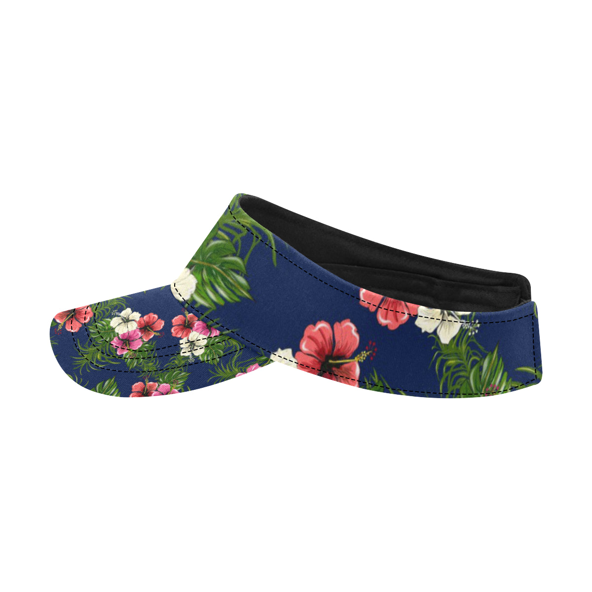 Hibiscus Pattern Print Design HB028 Unisex Sun Visor