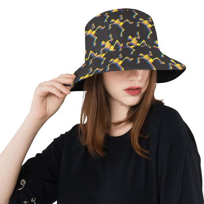 Skeleton Skeleton 3D Print Design LKS301 Unisex Bucket Hat