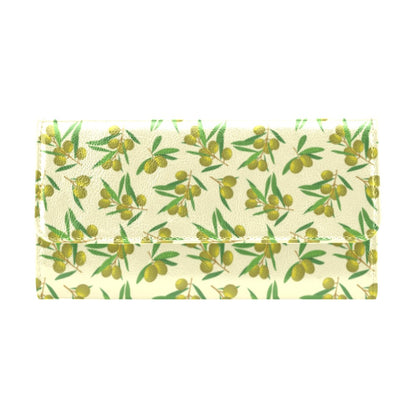 Olive Print Design LKS302 Women's Trifold Wallet