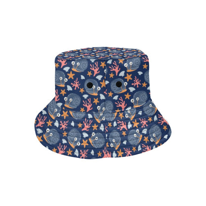 Snail Print Design LKS402 Unisex Bucket Hat