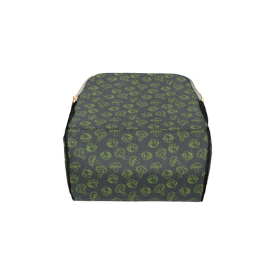 Broccoli Pattern Print Design 01 Diaper Bag Backpack