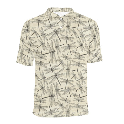 Dragonfly Print Design LKS402 Men Polo Shirt