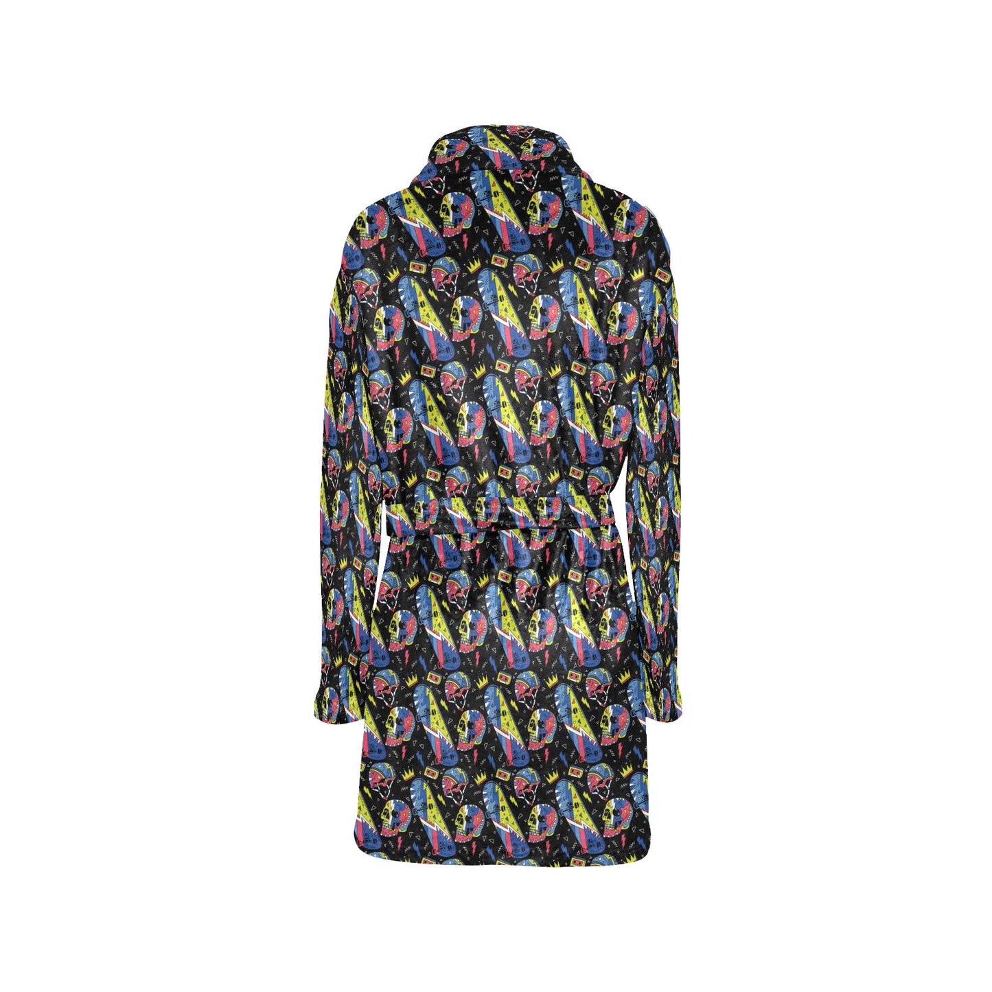 Skateboard Print Design LKS304 Women's Fleece Robe