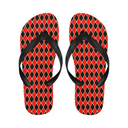 Harlequin Print Design LKS401 Flip Flops