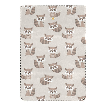 Raccoon Pattern Print Design A05 Women's Trifold Wallet