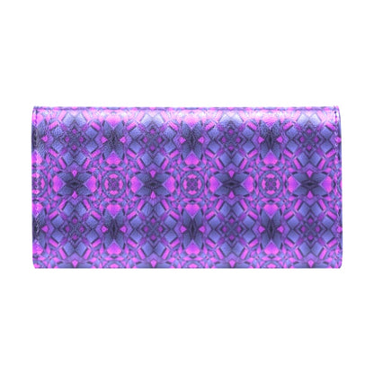 kaleidoscope Pattern Print Design Women's Trifold Wallet