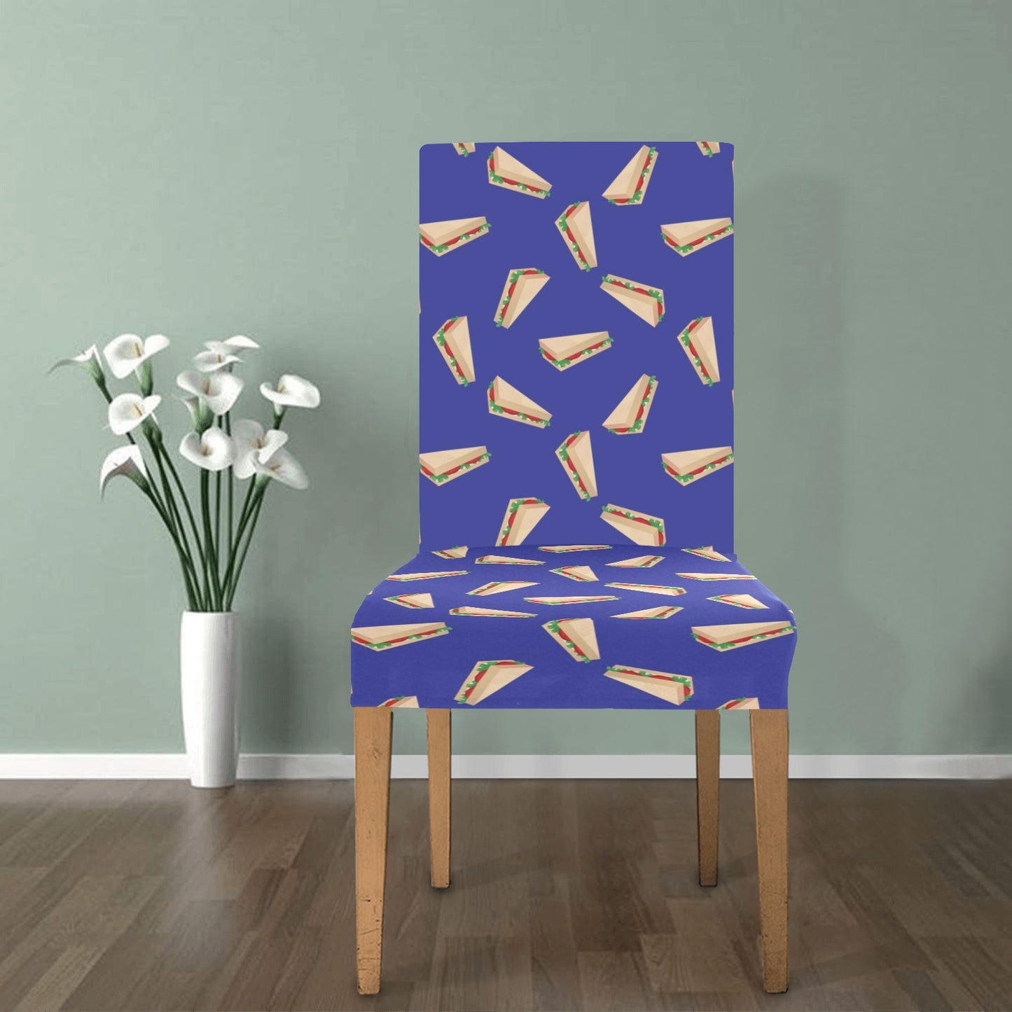 Sandwich Print Design LKS303 Dining Chair Slipcover