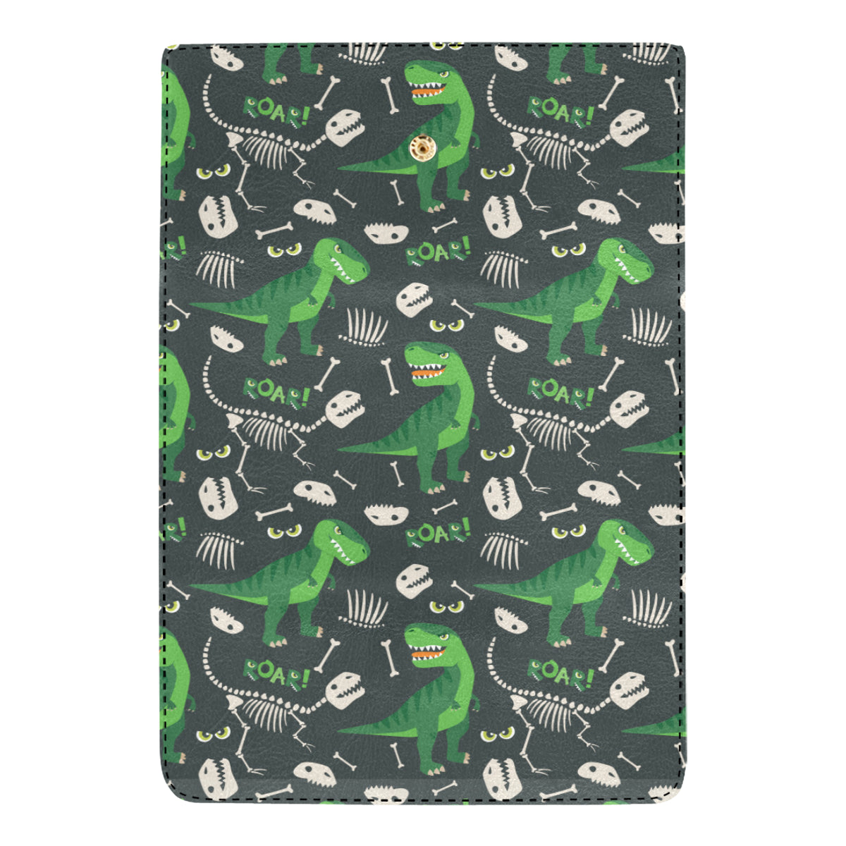 T Rex Pattern Print Design A05 Women's Trifold Wallet