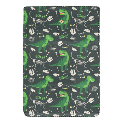 T Rex Pattern Print Design A05 Women's Trifold Wallet