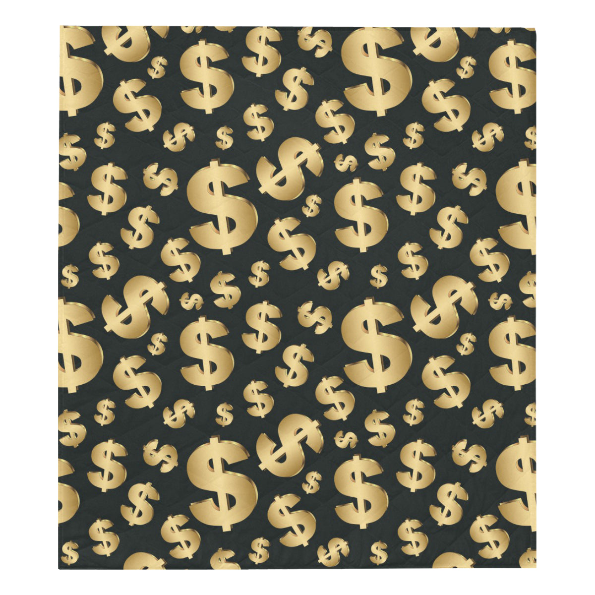 Dollar Pattern Print Design DO04 Premium Quilt