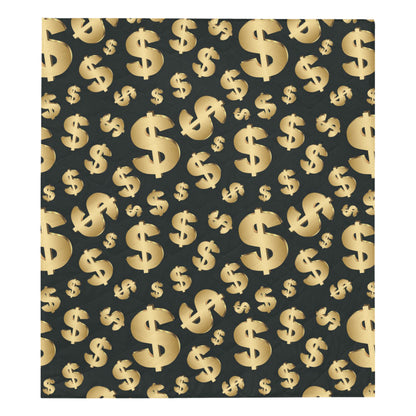 Dollar Pattern Print Design DO04 Premium Quilt