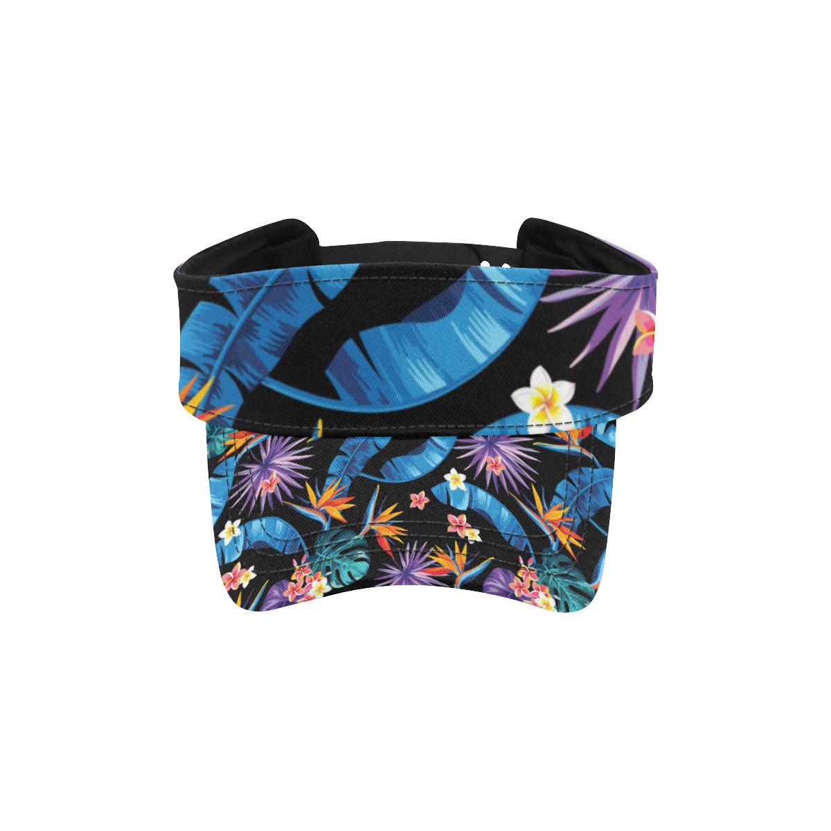 Tropical Flower Pattern Print Design TF018 Unisex Sun Visor