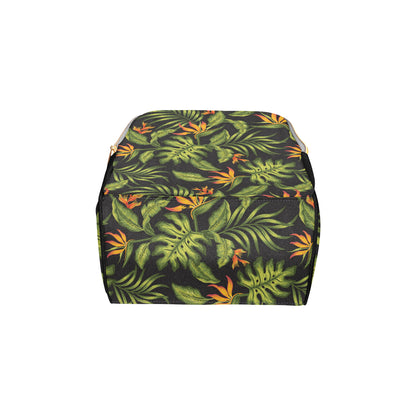 Bird Of Paradise Pattern Print Design BOP013 Diaper Bag Backpack