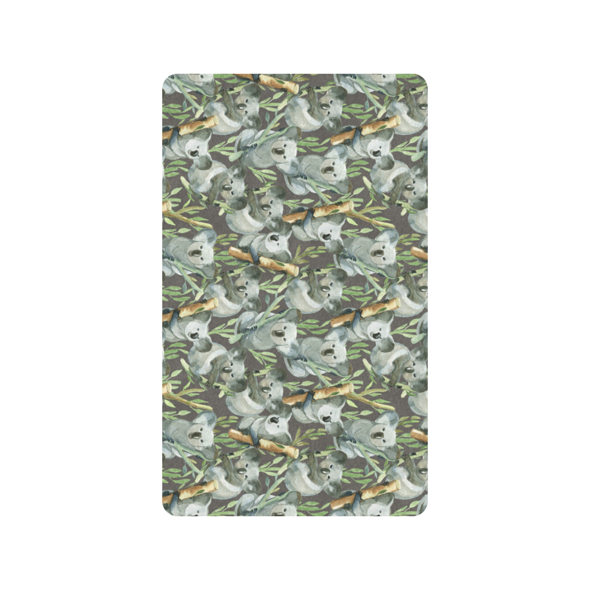 Koala Pattern Design Print Rubber Doormat