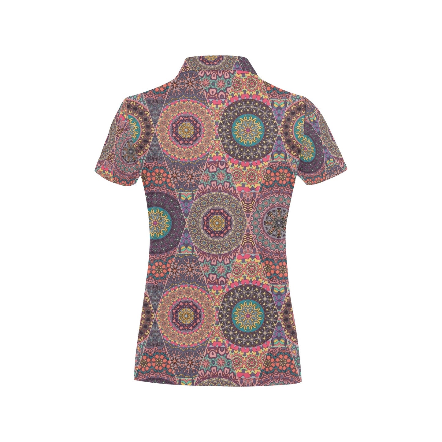 Bohemian Pattern Print Design 07 Women's Polo Shirt