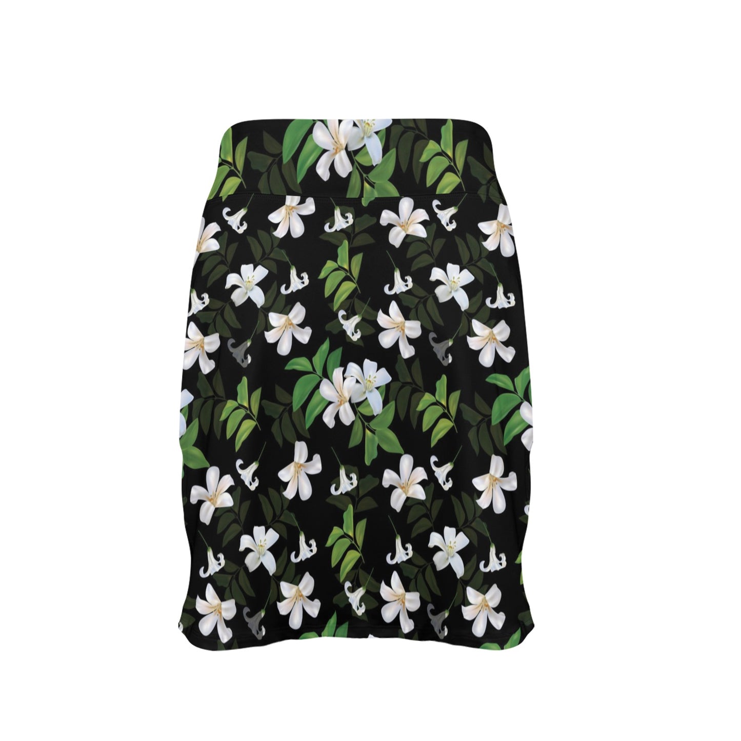 Sampaguita Print Design LKS301 Women's Golf Skirt with Pocket