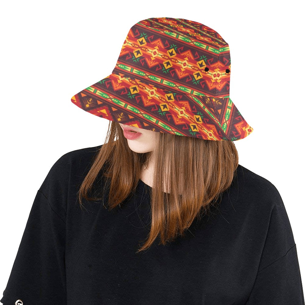 Southwest Pattern Print Design LKS309 Unisex Bucket Hat