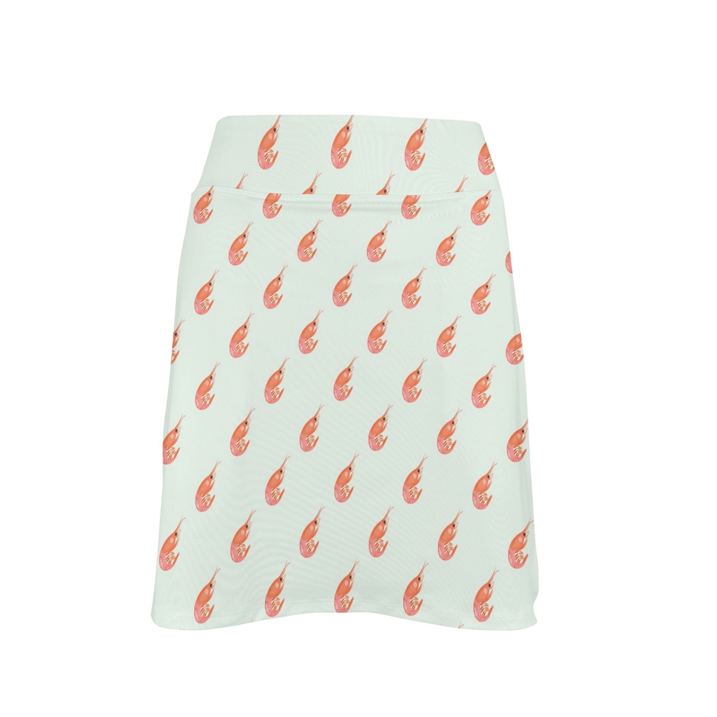 Shrimp Print Design LKS304 17" Golf & Pickleball Skort with Pockets