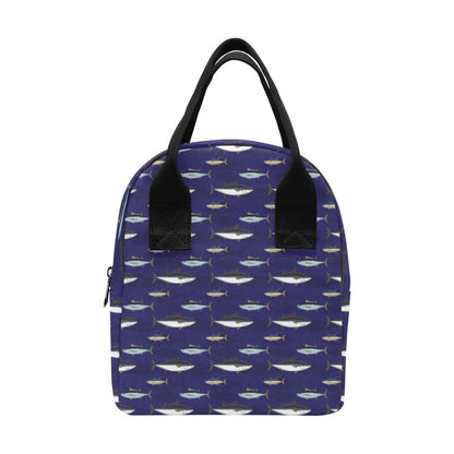 Tuna Fish Print Design LKS304 Insulated Lunch Bag
