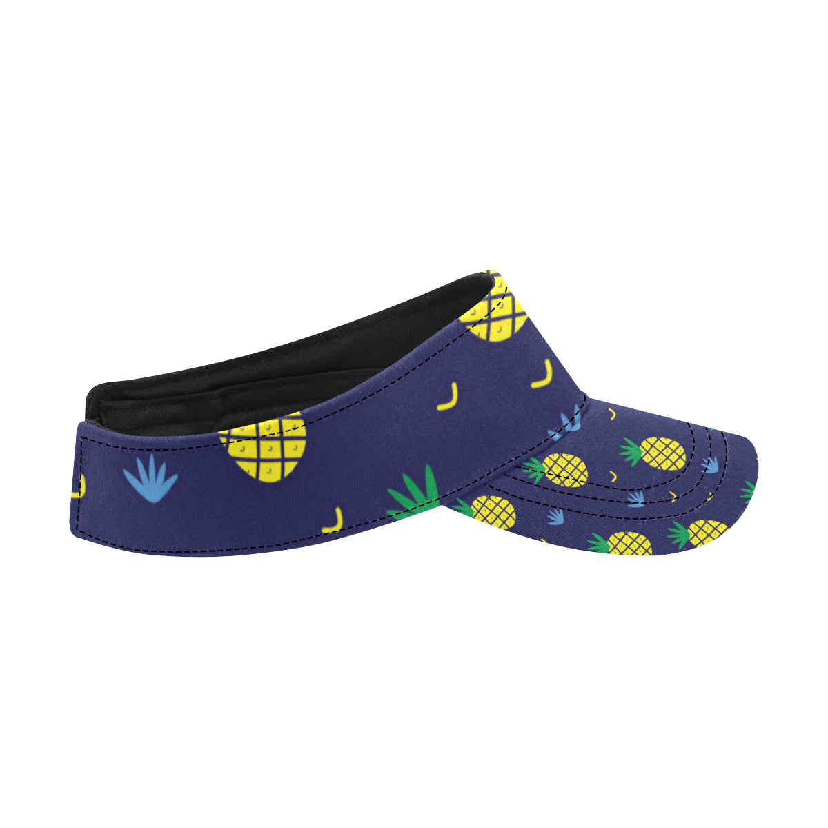 Pineapple Pattern Print Design A01 Unisex Sun Visor