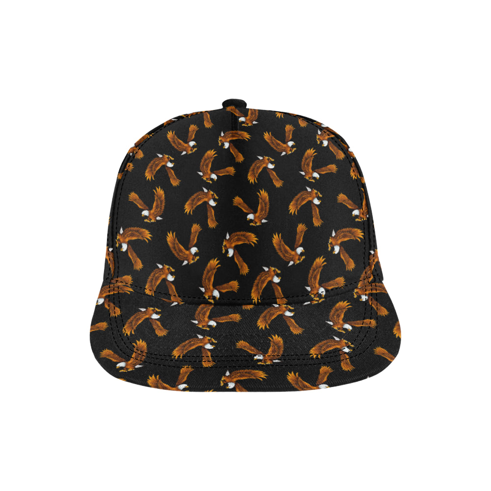 Eagles Print Pattern Snapback Cap