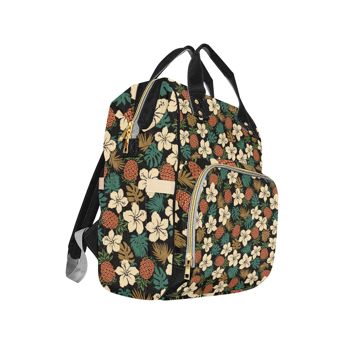 Hawaiian Themed Pattern Print Design H08 Diaper Bag Backpack