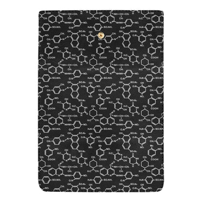 Chemical Pattern Print Design 02 Women's Trifold Wallet