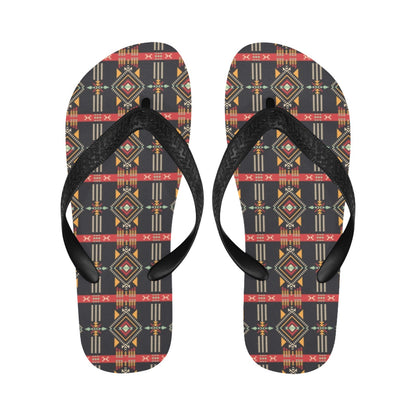 Southwest Pattern Print Design LKS303 Flip Flops