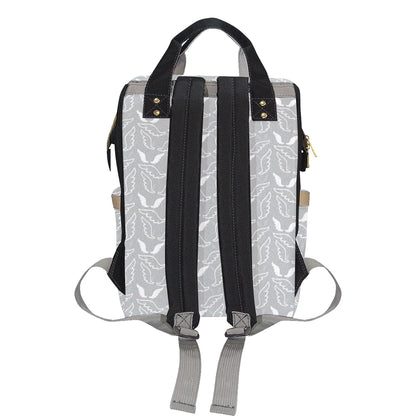 Angel Wings Pattern Print Design 01 Diaper Bag Backpack