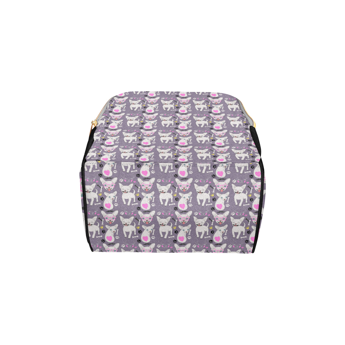 Chihuahua Happy Pattern Diaper Bag Backpack