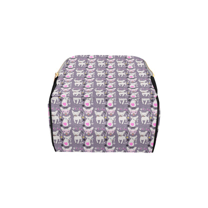 Chihuahua Happy Pattern Diaper Bag Backpack